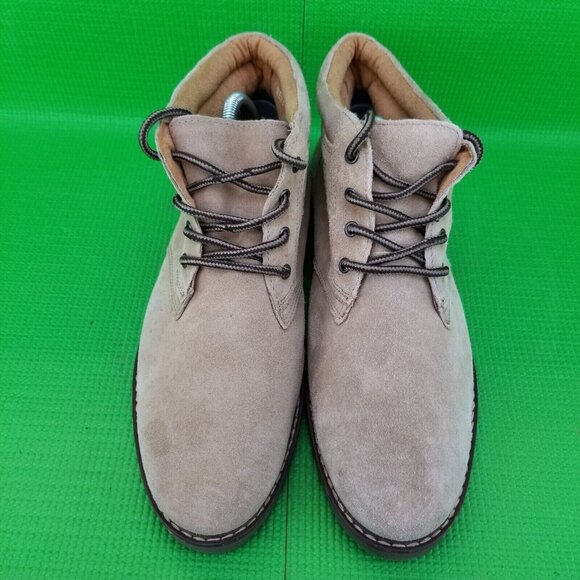 ✅Nunn Bush Dual Comfort Memory Foam 84585 Tan Suede Chukka Boot Men's 9M Shoes - Picture 10 of 16
